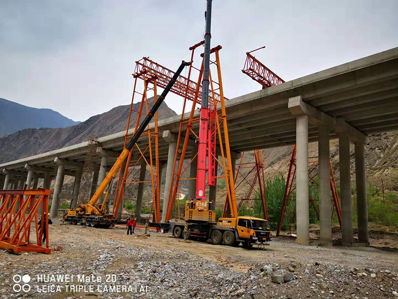 甘肃渭武高速，中铁大桥局集团21标